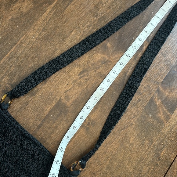 Black Crochet Crossbody bag - Picture 9 of 9